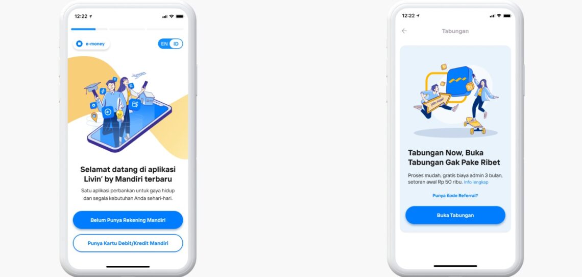 Cara buka rekening Mandiri online