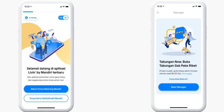 Cara buka rekening Mandiri online