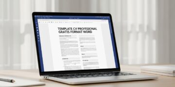 Download Template CV Profesional Gratis Format Word