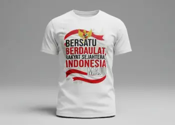 Desain kaos HUT RI