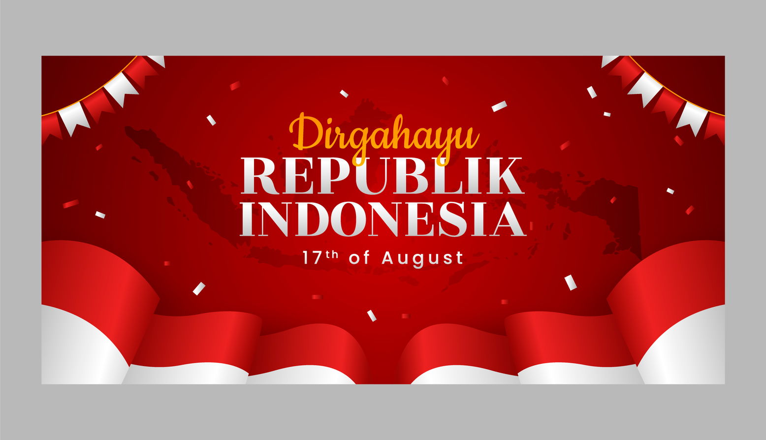Download Background HUT RI ke 80 Gratis Full HD