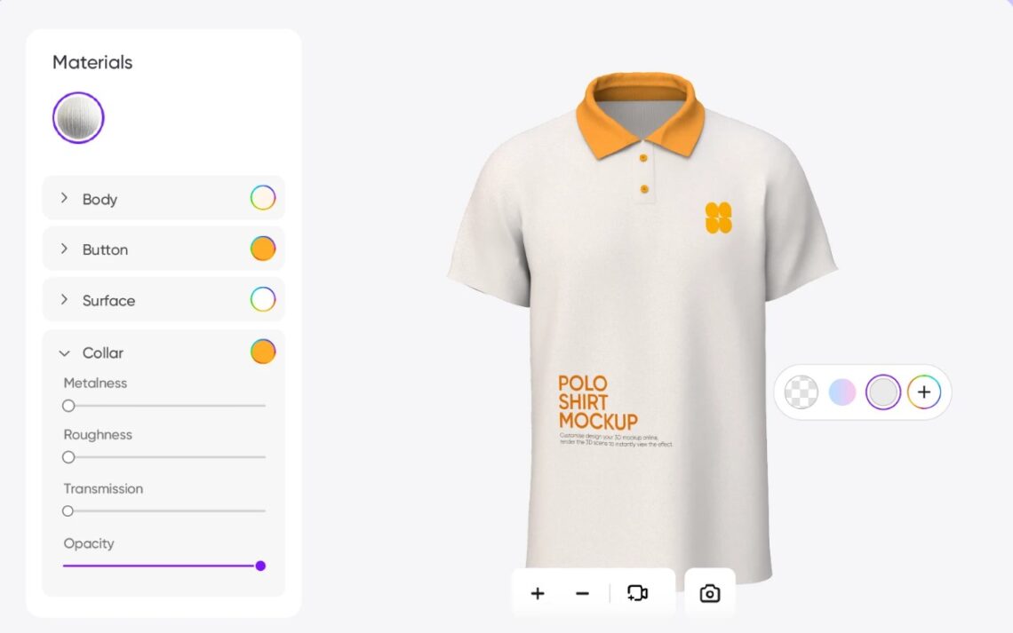 Template kaos polos.