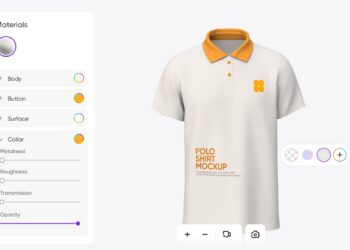 Template kaos polos.