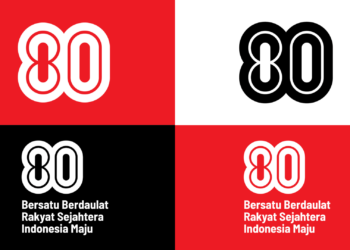 logo logo hut ri ke 80