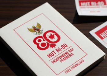 Stempel Hut RI lomba 1