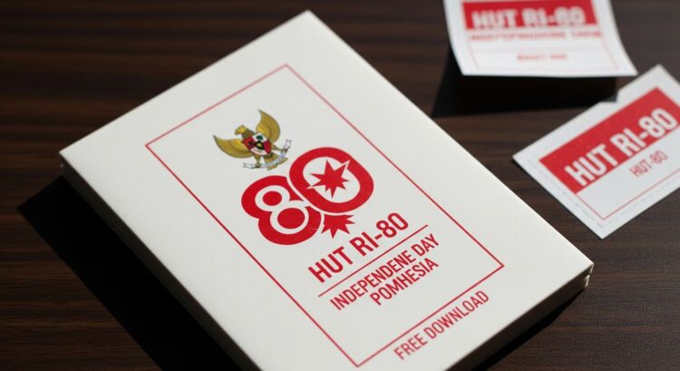 Stempel Hut RI lomba 1