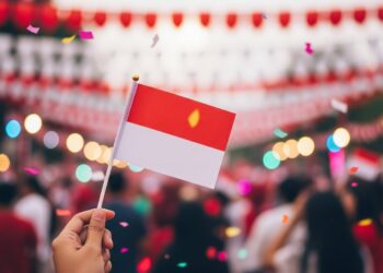 bendera indo di lomba