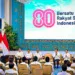 pak prabowo dan logo hut ri 80