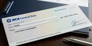 Ilustrasi Cek 500 Juta