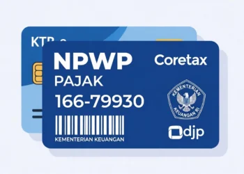 Ilustrasi kartu NPWP terintegrasi NIK untuk panduan perpajakan Indonesia 2026