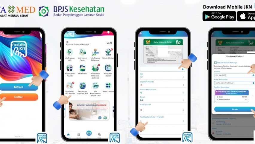 Cara Pindah Faskes BPJS Lewat Mobile JKN