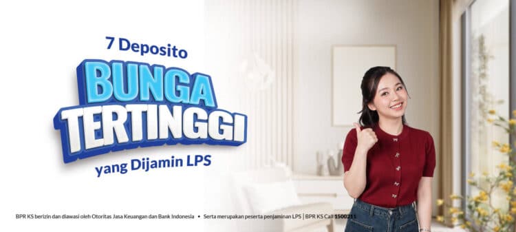 Bunga Deposito BPR Tertinggi 6,25 Persen (Foto: BPR KS)
