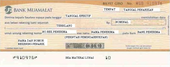 Berapa Limit Bilyet Giro?
