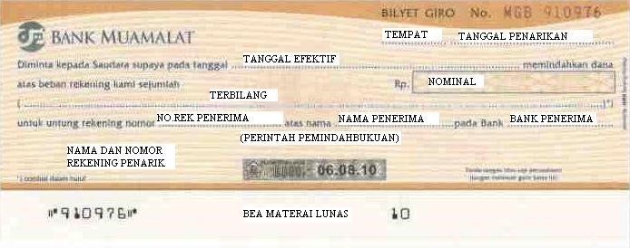 Berapa Limit Bilyet Giro?