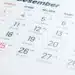 Lembar kalender bulan Desember berbahasa Indonesia dengan tanggal dan hari pasaran Jawa