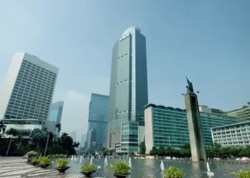 Menara BCA di kawasan Bundaran HI Jakarta