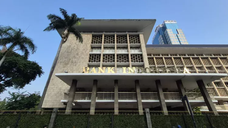 Gedung Bank Indonesia di Jalan MH Thamrin, Jakarta