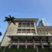 Gedung Bank Indonesia di Jalan MH Thamrin Jakarta, lokasi pengumuman hasil RDG